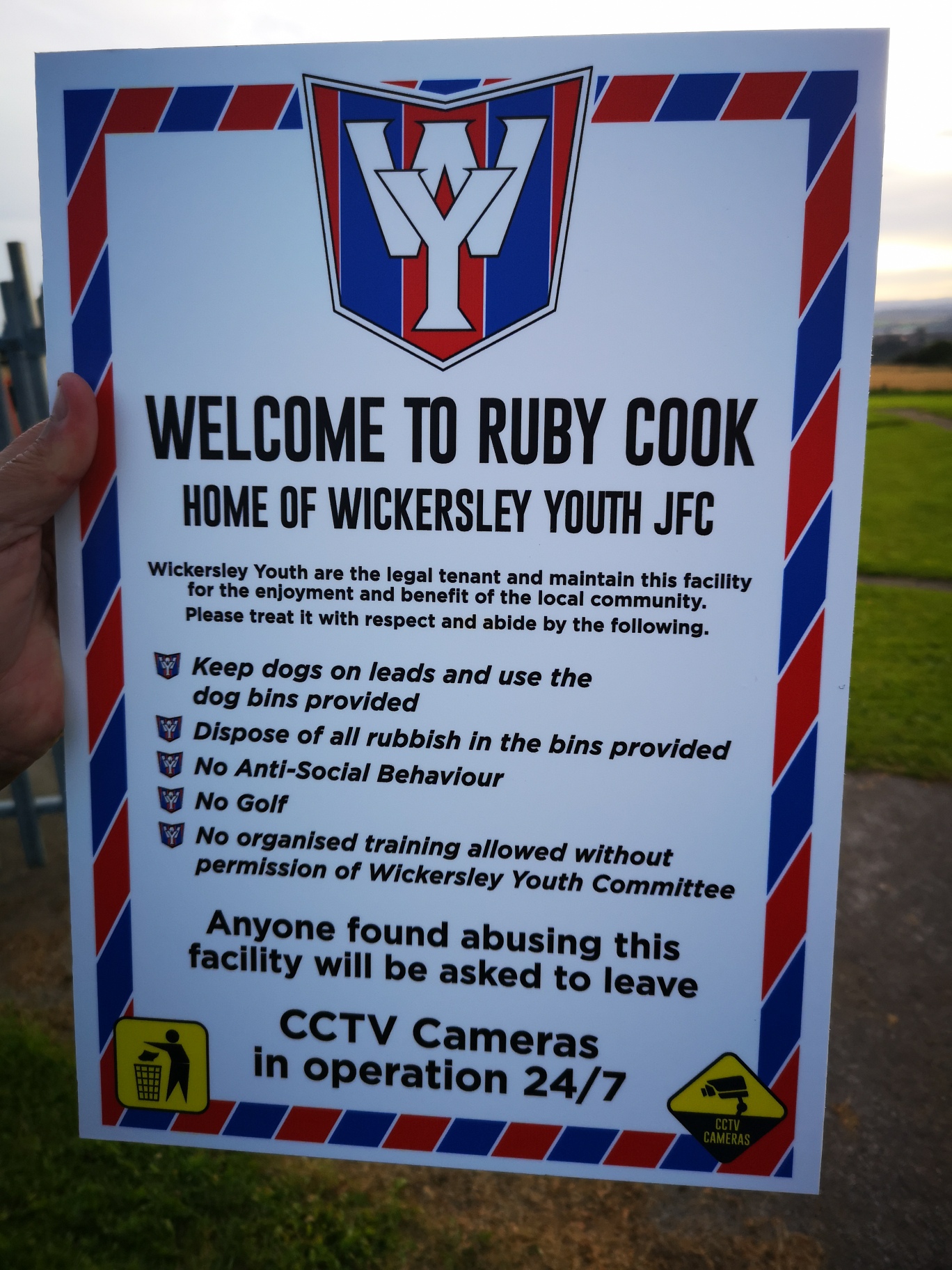 CLUB ANNOUNCEMENT: Wickersley Youth Junior Football Club has secured Ruby Cook Playing Fields Lease