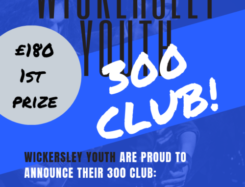 New Wickersley Youth fundraising lottery – The 300 club – Only £2 per month